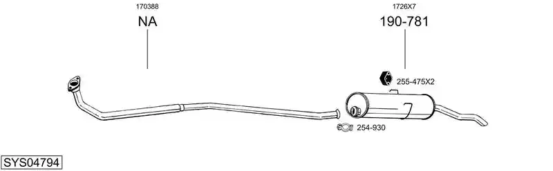 BOSAL SYS04794