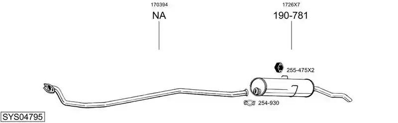 BOSAL SYS04795