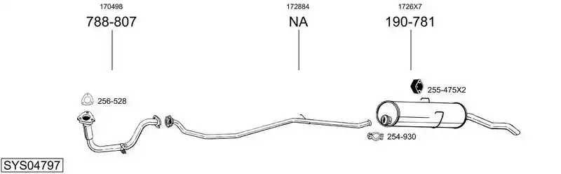 BOSAL SYS04797