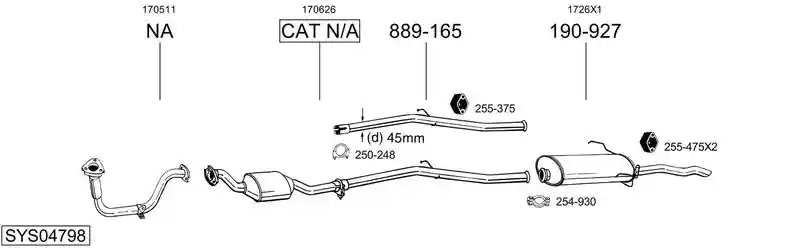 BOSAL SYS04798