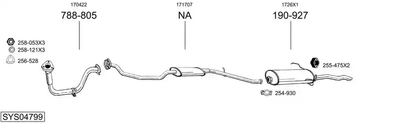BOSAL SYS04799