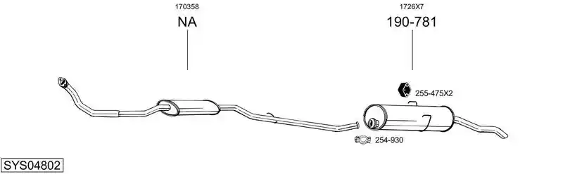 BOSAL SYS04802