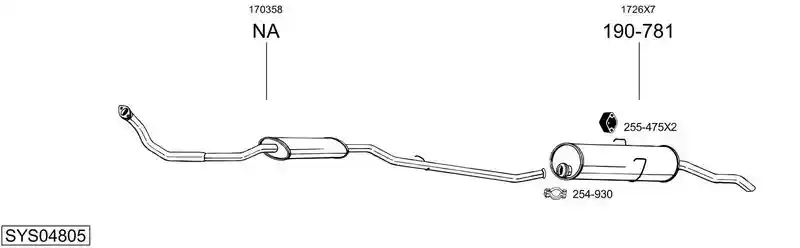 BOSAL SYS04805