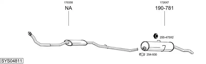 BOSAL SYS04811