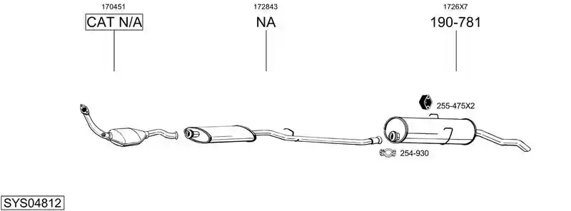 BOSAL SYS04812