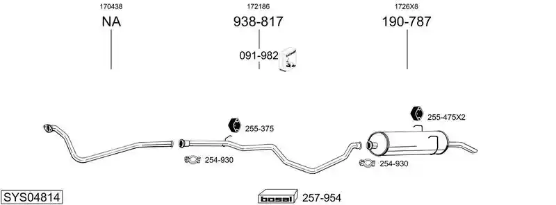 BOSAL SYS04814