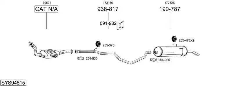 BOSAL SYS04815