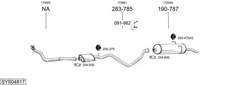 BOSAL SYS04817