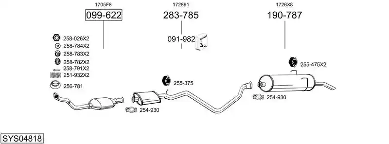 BOSAL SYS04818