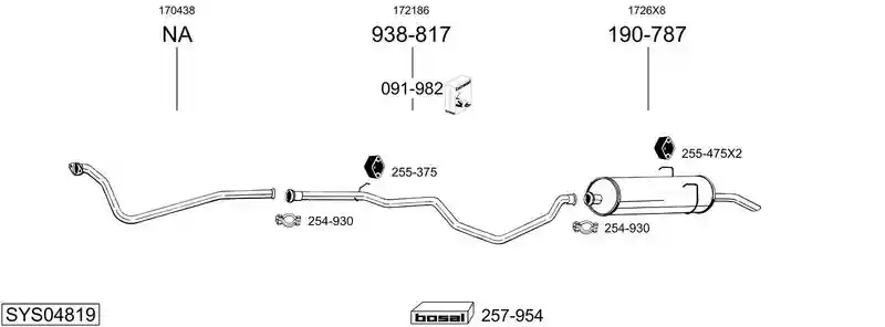 BOSAL SYS04819
