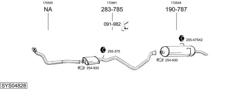 BOSAL SYS04828