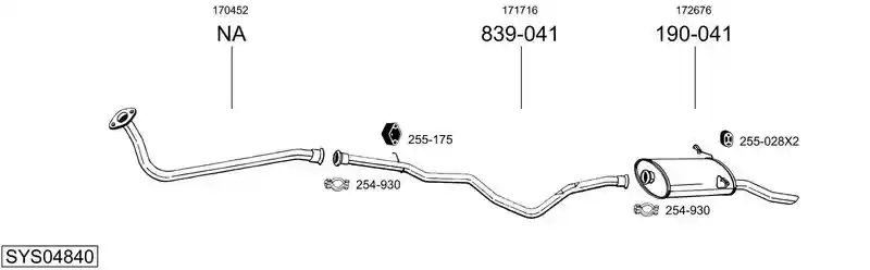 BOSAL SYS04840
