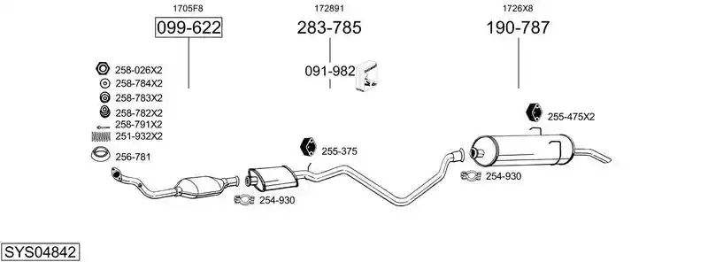 BOSAL SYS04842