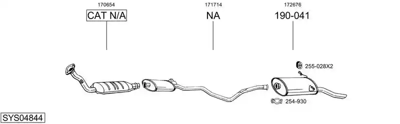 BOSAL SYS04844