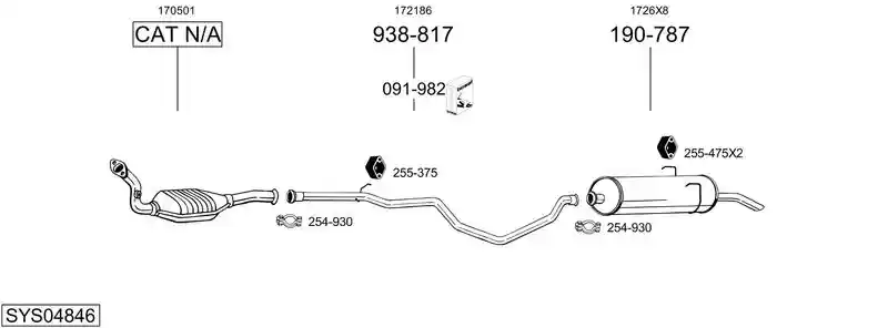 BOSAL SYS04846