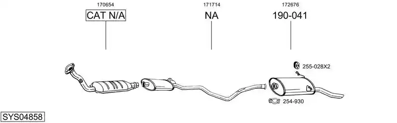 BOSAL SYS04858