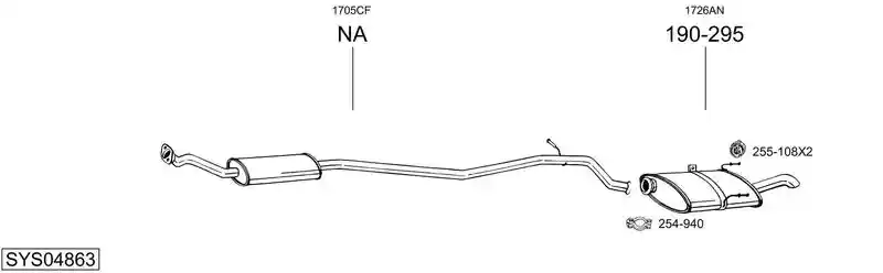 BOSAL SYS04863