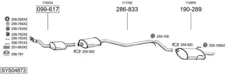 BOSAL SYS04873