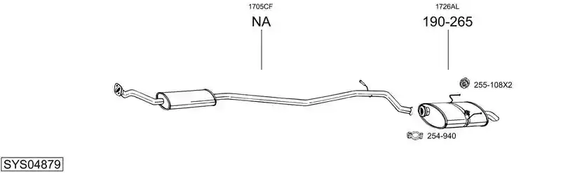 BOSAL SYS04879