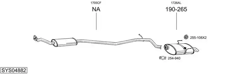 BOSAL SYS04882