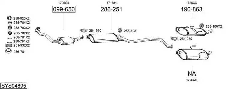 BOSAL SYS04895