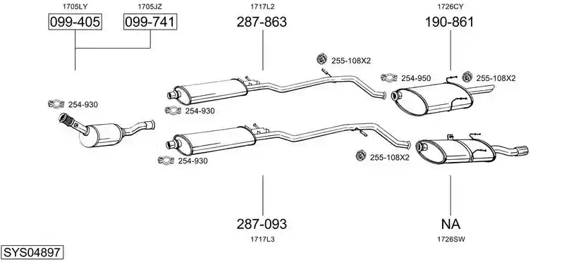 BOSAL SYS04897