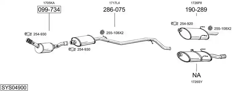 BOSAL SYS04900