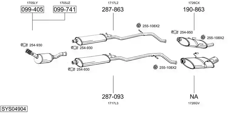 BOSAL SYS04904
