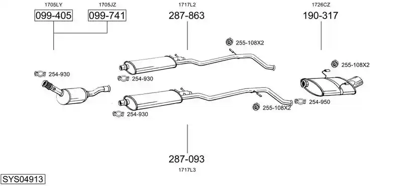 BOSAL SYS04913