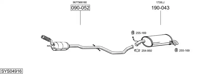 BOSAL SYS04916
