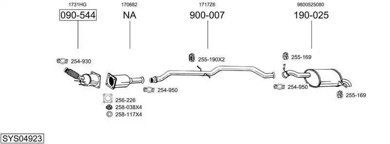 BOSAL SYS04923