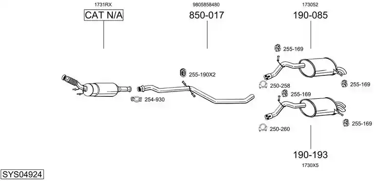 BOSAL SYS04924