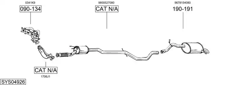 BOSAL SYS04926