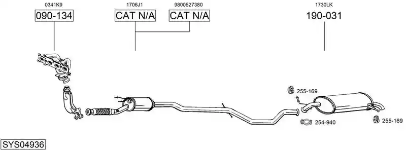 BOSAL SYS04936