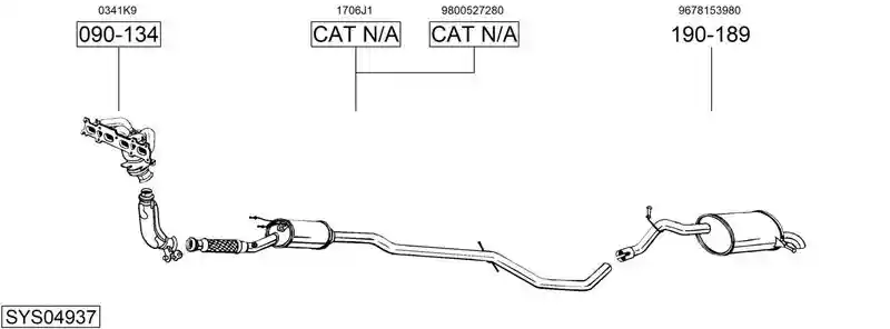 BOSAL SYS04937