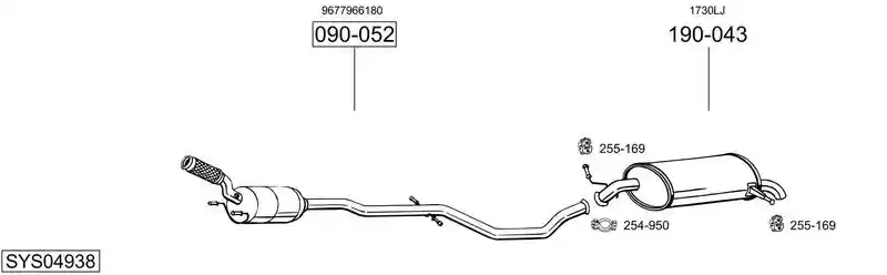 BOSAL SYS04938