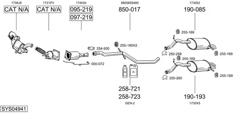 BOSAL SYS04941