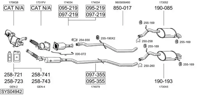 BOSAL SYS04942