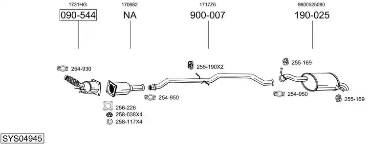 BOSAL SYS04945