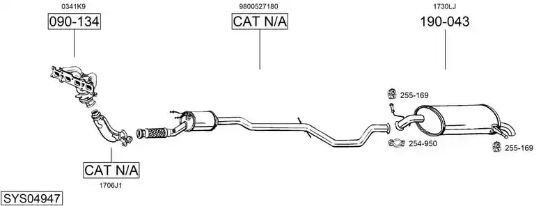 BOSAL SYS04947