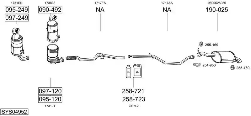 BOSAL SYS04952