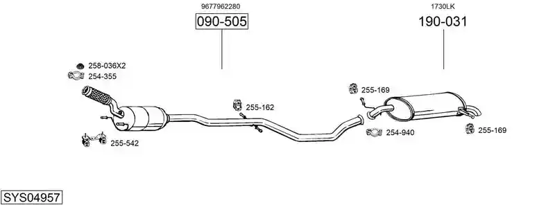 BOSAL SYS04957