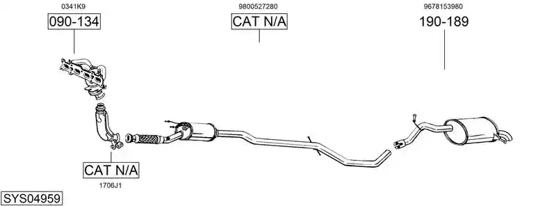 BOSAL SYS04959