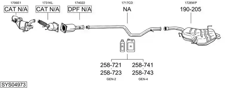 BOSAL SYS04973