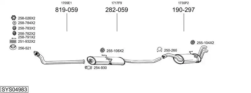BOSAL SYS04983