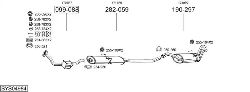 BOSAL SYS04984