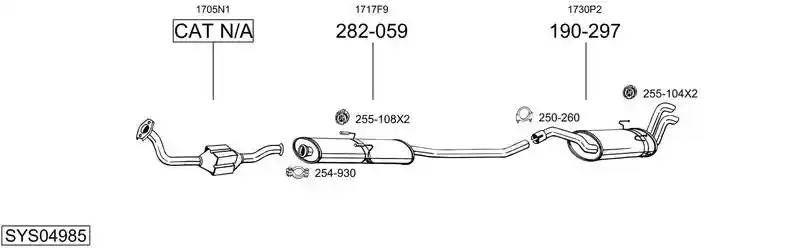 BOSAL SYS04985