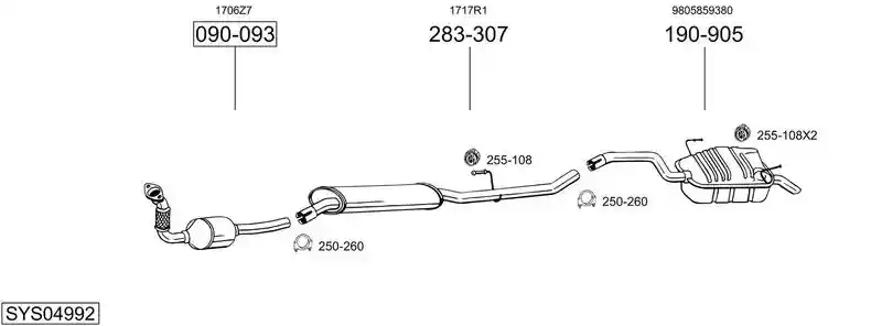 BOSAL SYS04992