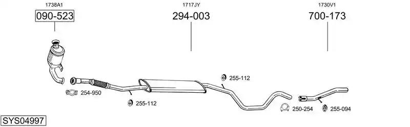 BOSAL SYS04997