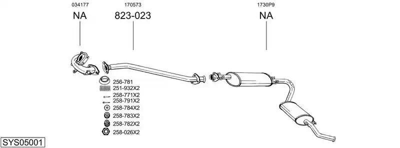 BOSAL SYS05001